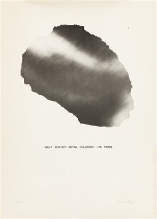 EMILIO ISGRÒ (1937) - Willy Brandt: detail enlarged 715 times