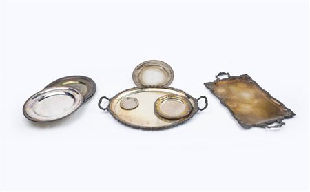 LOTTO DI UNDICI OGETTI IN ARGENTO