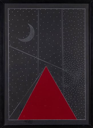 Franco Angeli (Roma 1935 - 1988), “Sogno d’una notte d’estate”