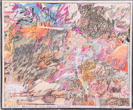 Giorgio Azzaroni (Bologna 1939 - 2009), “Dal Codice Idraulico di una Regione Occidentale”, 1964.