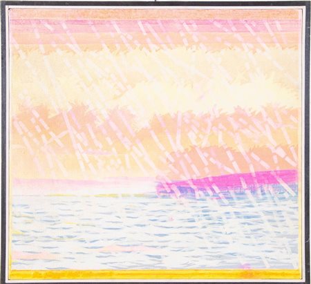 Giorgio Azzaroni (Bologna 1939 - 2009), “Le piogge dell’est”, 1967