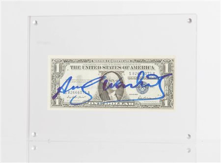 Andy Warhol (Pittsburgh 1928 - New York 1987), “1 dollar (George Washington)”, 1957