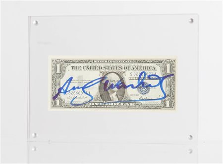 Andy Warhol (Pittsburgh 1928 - New York 1987), “1 dollar (George Washington)”, 1957