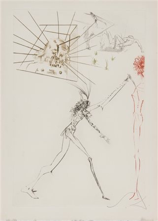 Salvador Dalì (Figueres 1904 - 1989), “Les trois barons felons”, 1970.