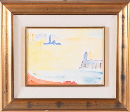 Virgilio Guidi (Roma 1891 - Venezia 1984), “Isola di San Giorgio a Venezia”