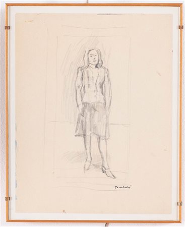 Orfeo Tamburi (Jesi 1910 - Parigi 1994), “Figura”.