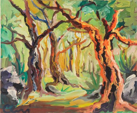 Carlo Levi (Torino 1902 - Roma 1975), “Bosco”.