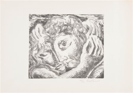 Carlo Levi (Torino 1902 - Roma 1975), “Gli amanti”.