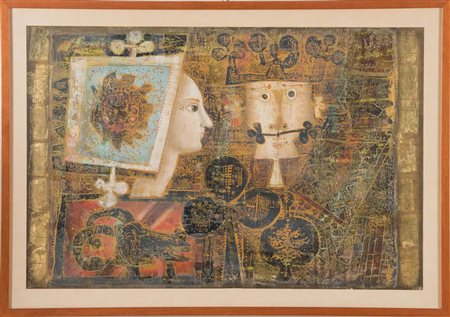 Mersad Berber (Zagabria 1940 - 2012), “Flora”, 1973.