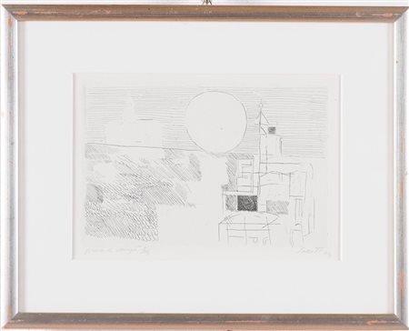 Bruno Saetti (Bologna 1902 - 1984), “Senza titolo”, 1972.