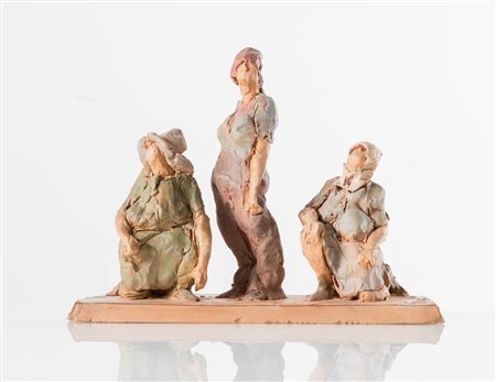 Bruno Righini (XX sec.), “Tre figure”, 1976.