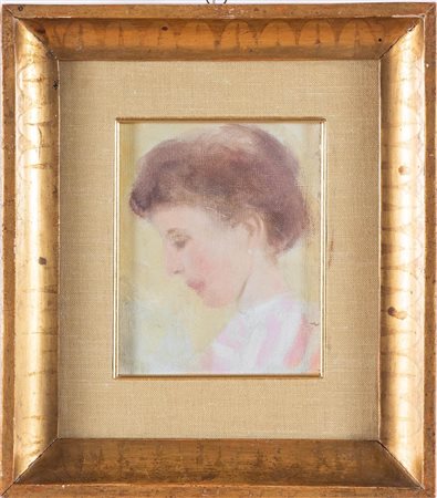 Carlo Corsi (Nizza 1879 - Bologna 1966), “Ritratto della Signorina Gallerani”.