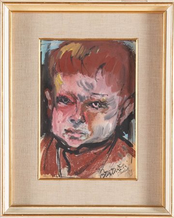 Aldo Borgonzoni (Medicina 1913 - Bologna 2004), “Studio”, 1959.