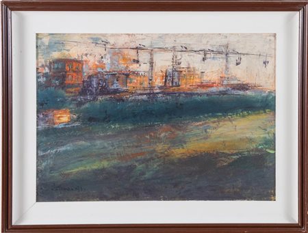 Vito Ferrari (Rovigo 1928), “Periferia”, 1971.