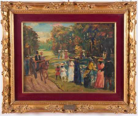 Louis Anquetin (Étrépagny 1861 - Parigi 1932), attribuito a, “Aprés-midi aux