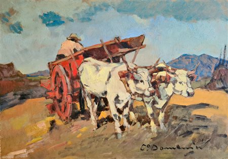 Domenici Carlo - Buoi al carro