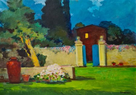 Natali Renato - Quiete in giardino, 1965