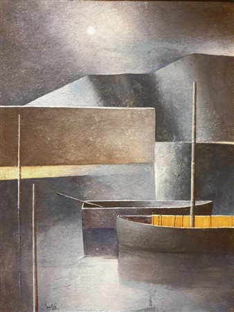 Scuffi Marcello - Darsena, canto alla Luna