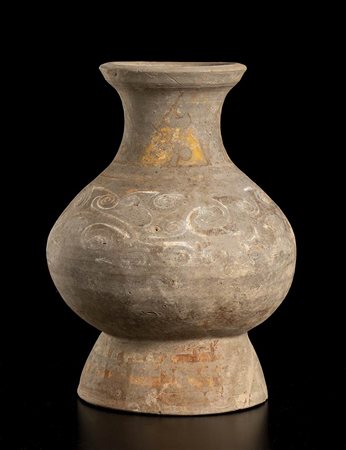 VASO IN CERAMICA DIPINTA, HU<br>Cina, stile della dinastia Han