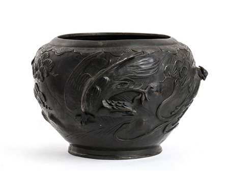 BRACIERE IN BRONZO<br>Giappone, periodo Meiji<br>