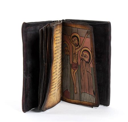 MANOSCRITTO CRISTIANO COPTO IN GE'EZ<br>Etiopia, XIX secolo