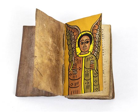 MANOSCRITTO CRISTIANO COPTO IN GE'EZ<br>Etiopia, XIX secolo