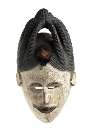 MASCHERA IN LEGNO DIPINTO<br>Nigeria, Igbo