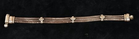 BRACCIALE IN ARGENTO argento sterling 925 Italia, seconda metà XX sec 21 cm...