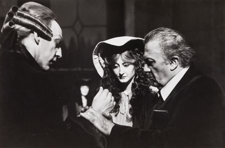 Franco Pinna (1925-1978)  - Federico Fellini, Donald Sutherland e Silvana Fusacchia in "Casanova", 1976