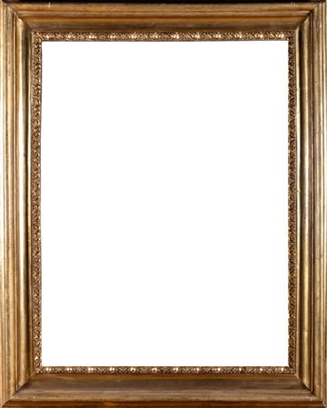 Importante cornice in legno dorato, Roma secolo XVII