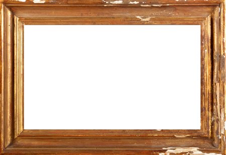 Lotto di cinque cornici dorate, secolo XIX