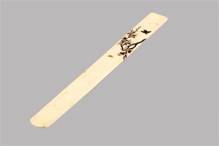 Tagliacarte in avorio Shibayama, Giappone periodo Meiji