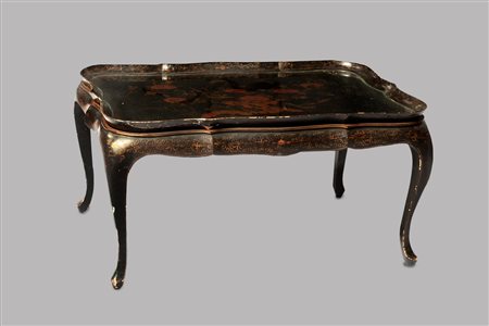 Tavolino con vassoio,  Cina secolo XIX