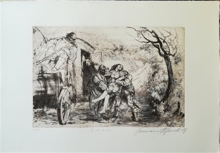 ROMANO STEFANELLI (1931-2016) – Il ratto di Lucia