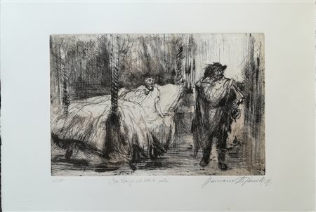 ROMANO STEFANELLI (1931-2016) – Don Rodrigo sul letto di morte