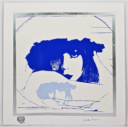 GIOSETTA FIORONI (1932) - Doppio liberty blue e azzurro