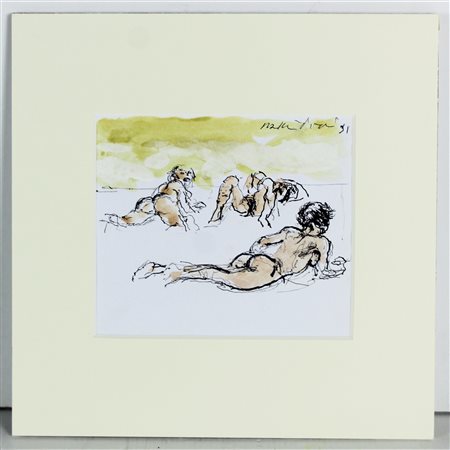 WALTER PIACESI (1929) – Bagnanti