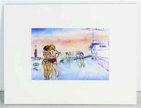 WALTER PIACESI (1929) – Lungo il molo levante