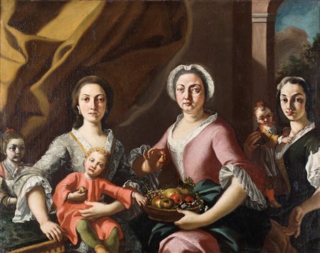 Giuseppe Bonito, Una famiglia felice In questo dipinto, databile alla fine...