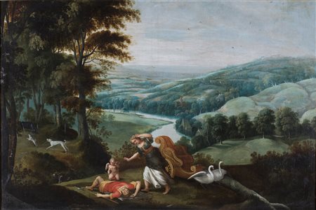 Lucas van Uden, Venere piange la morte di Adone Autentica del Prof. Didier...