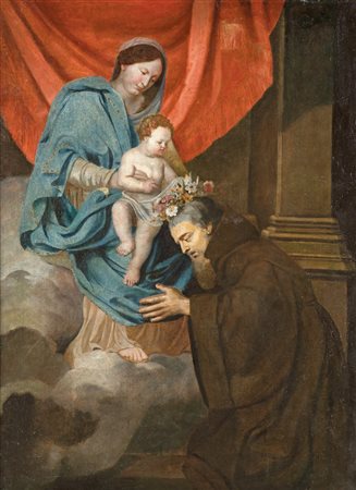Pietro Antonio de Pietri (attribuito), Madonna col Bambino e San Felice da...