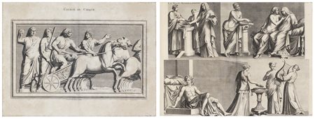 a) Le nozze Aldobrandini b) Course de Cirque Entrambe tratte dall'opera...