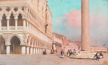 Alberto Prosdocimi, Veduta di Venezia Firmato in basso a sinistra: Prosdocimi...