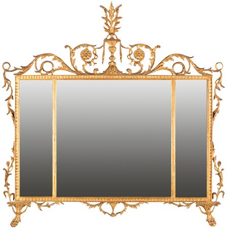 Caminiera in legno dorato, inizio del XX secolo F2, , 120x120