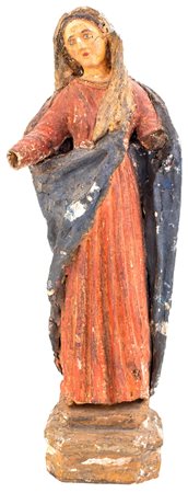 Scultura in legno e cartapesta policroma, XIX secolo F2, , altezza cm 47