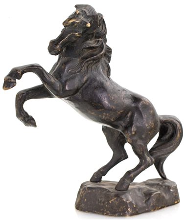 Scultura in bronzo brunito, fine XIX secolo F2, , 31x30x10