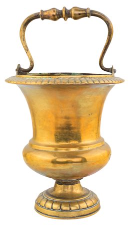 Secchiello in ottone dorato F2, , 33x19