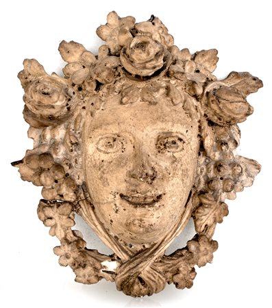 Piccola maschera in gesso, XIX secolo F2, , 15x13