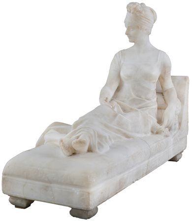 Guglielmo Pugi Fiesole 1850-1915, Scultura in alabastro, fine del XIX secolo...