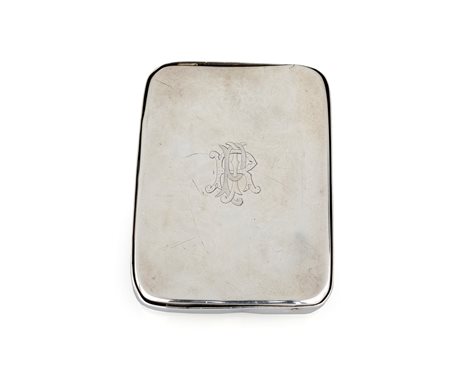 Tabacchiera in argento, Birmingham 1893, argentieri Deakin & Francis Ltd